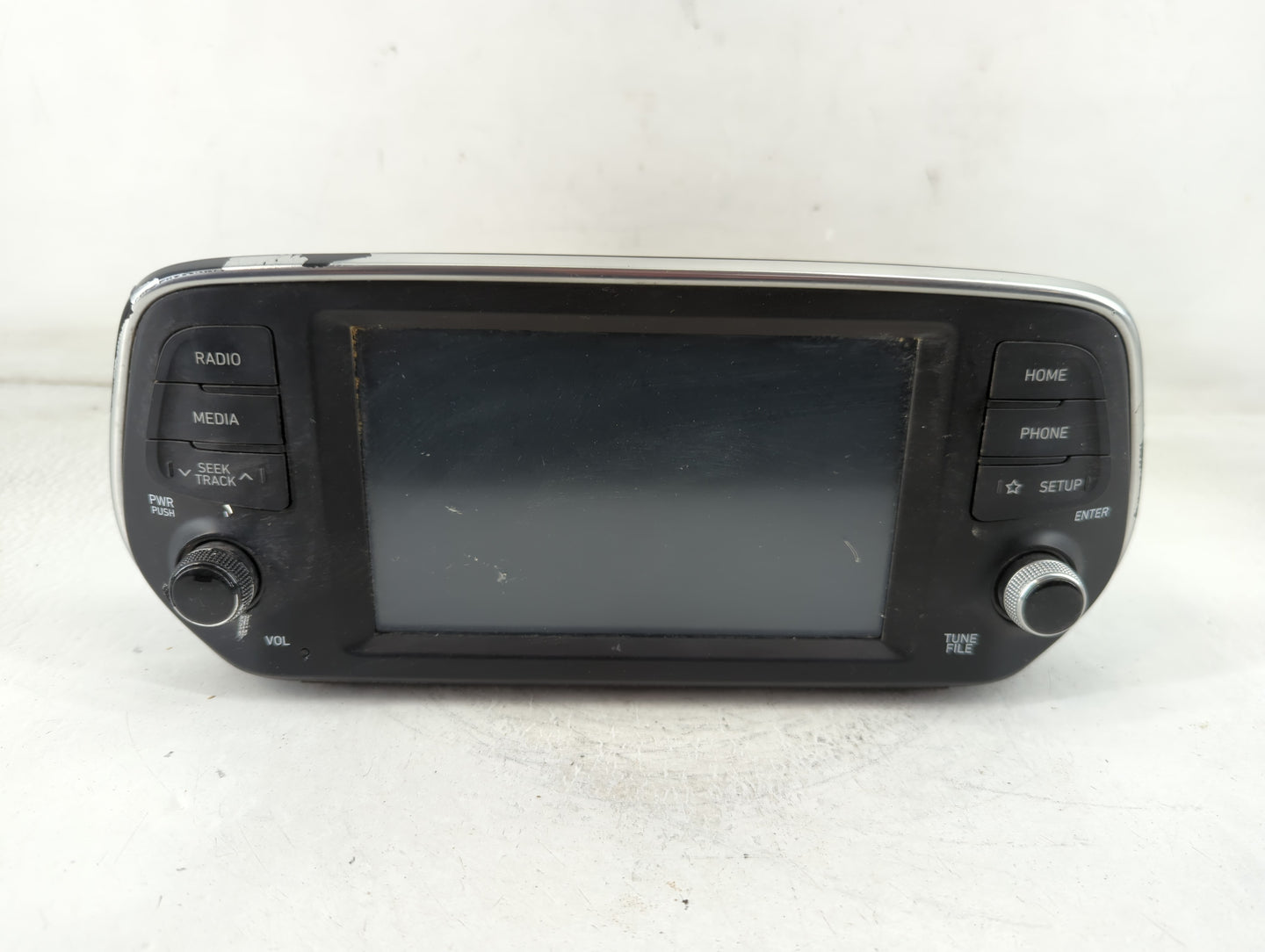 2019-2020 Hyundai Santa Fe Radio AM FM Cd Player Receiver Replacement P/N:96160-S2320VCS Fits Fits 2019 2020 OEM Used Auto P