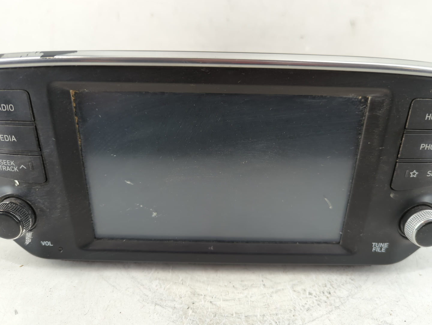 2019-2020 Hyundai Santa Fe Radio AM FM Cd Player Receiver Replacement P/N:96160-S2320VCS Fits Fits 2019 2020 OEM Used Auto P