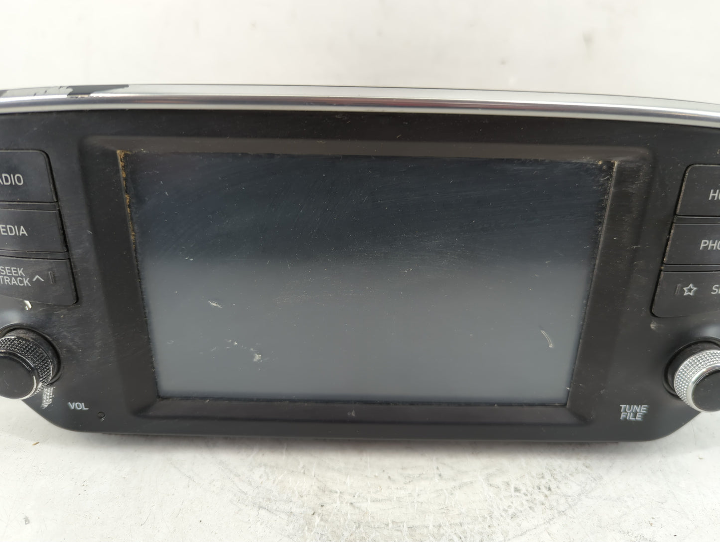 2019-2020 Hyundai Santa Fe Radio AM FM Cd Player Receiver Replacement P/N:96160-S2320VCS Fits Fits 2019 2020 OEM Used Auto P