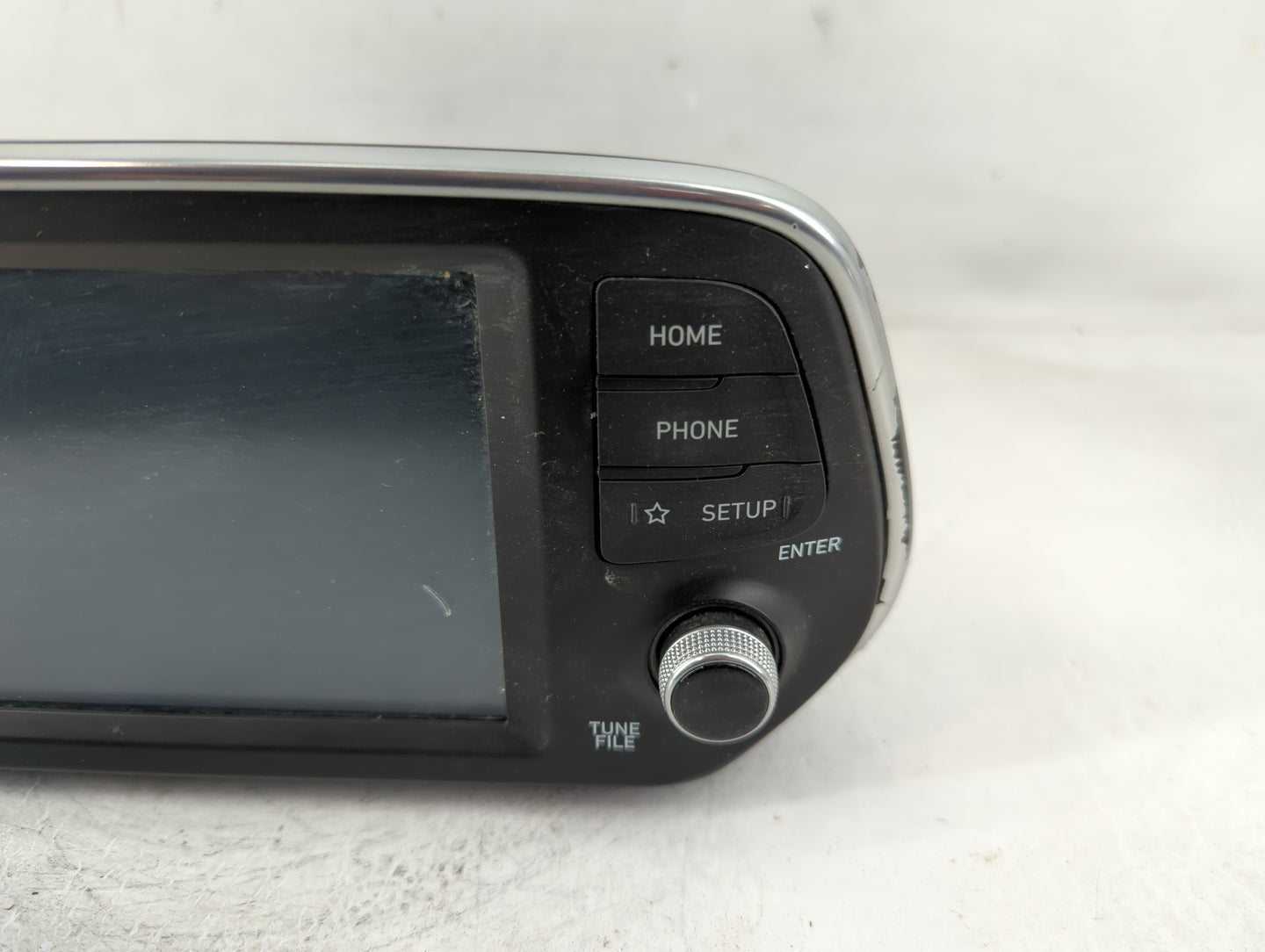 2019-2020 Hyundai Santa Fe Radio AM FM Cd Player Receiver Replacement P/N:96160-S2320VCS Fits Fits 2019 2020 OEM Used Auto P