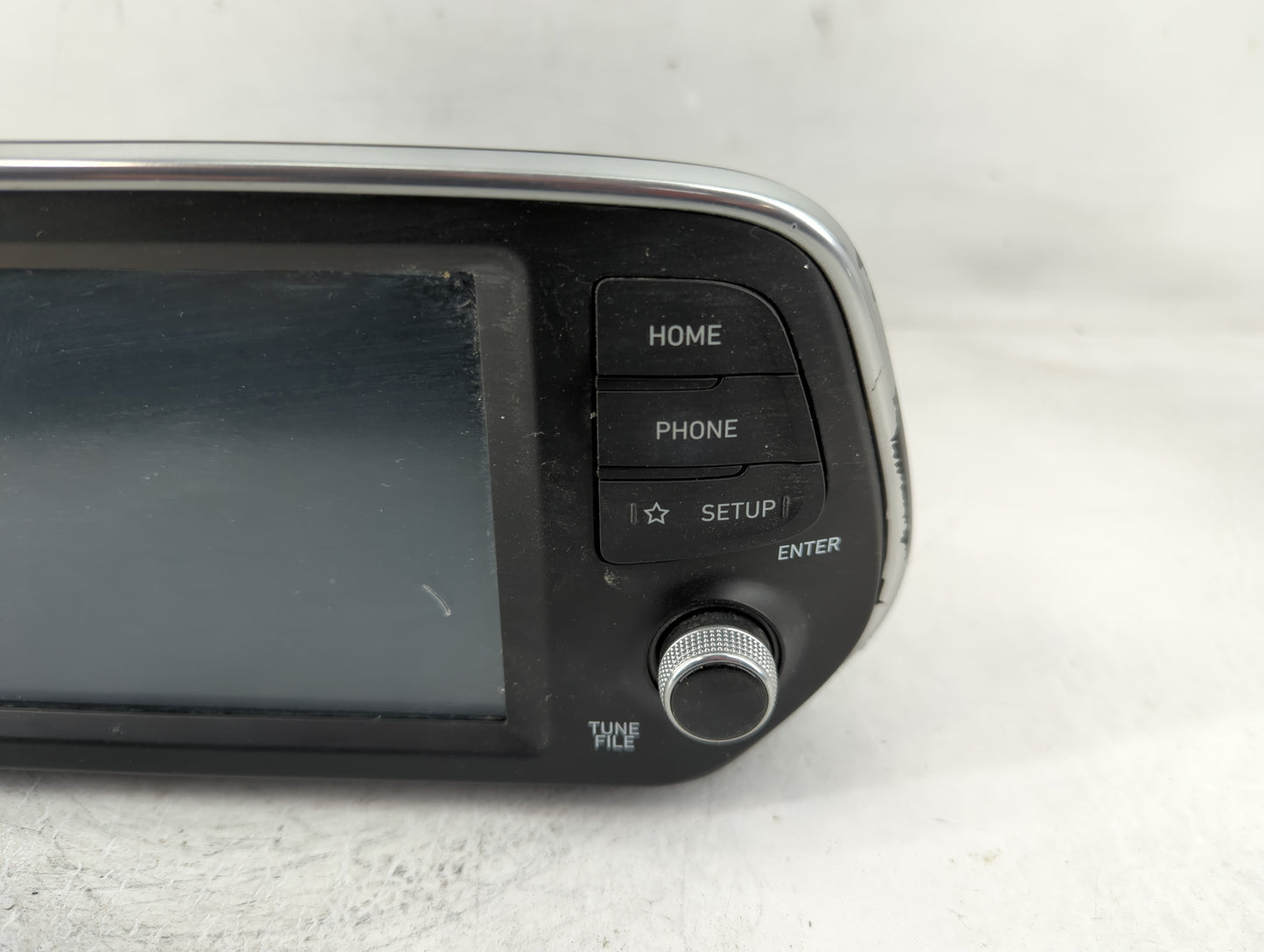 2019-2020 Hyundai Santa Fe Radio AM FM Cd Player Receiver Replacement P/N:96160-S2320VCS Fits Fits 2019 2020 OEM Used Auto P