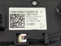 2020 Hyundai Sonata Climate Control Module Temperature AC/Heater Replacement P/N:97250-L5180SSW Fits OEM Used Auto Parts - O