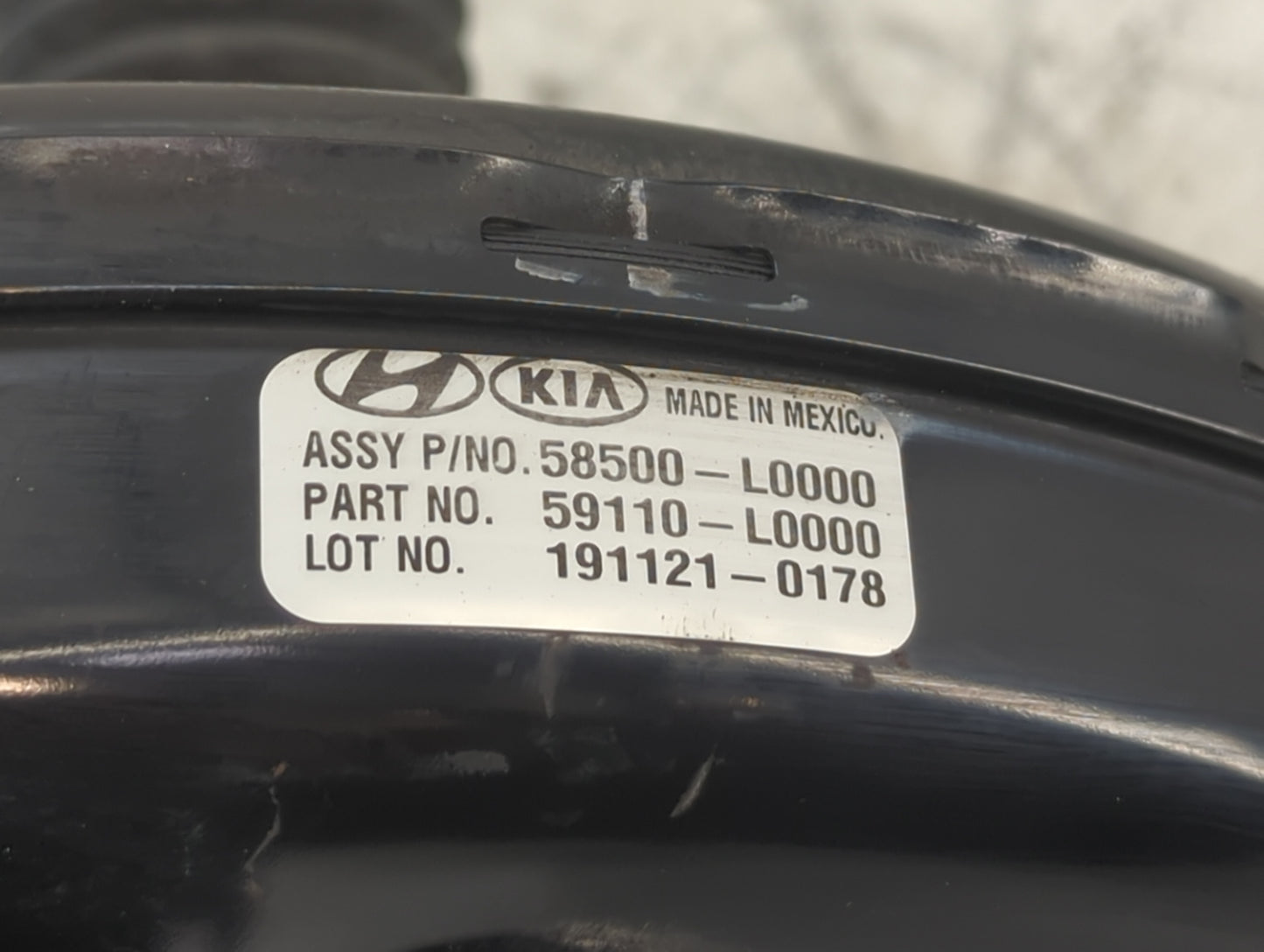 2020-2023 Hyundai Sonata Power Brake Booster Oem 1423339 - Oemusedautoparts1.com