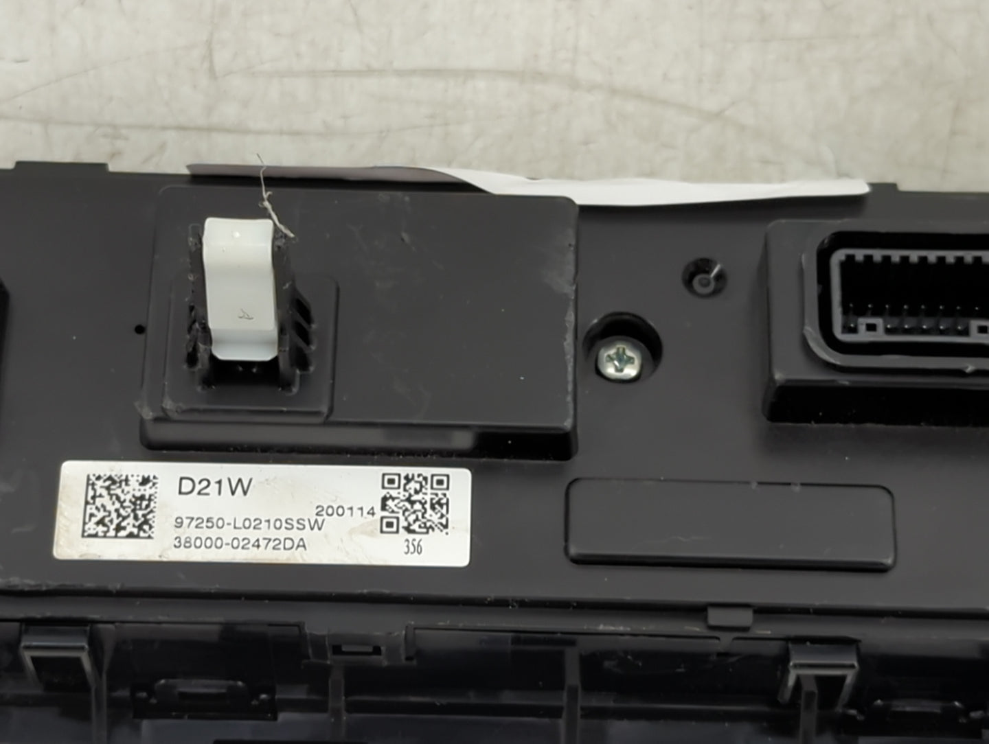 2020-2023 Hyundai Sonata Climate Control Module Temperature AC/Heater Replacement P/N:97250-L0210SSW Fits Fits 2020 2021 202