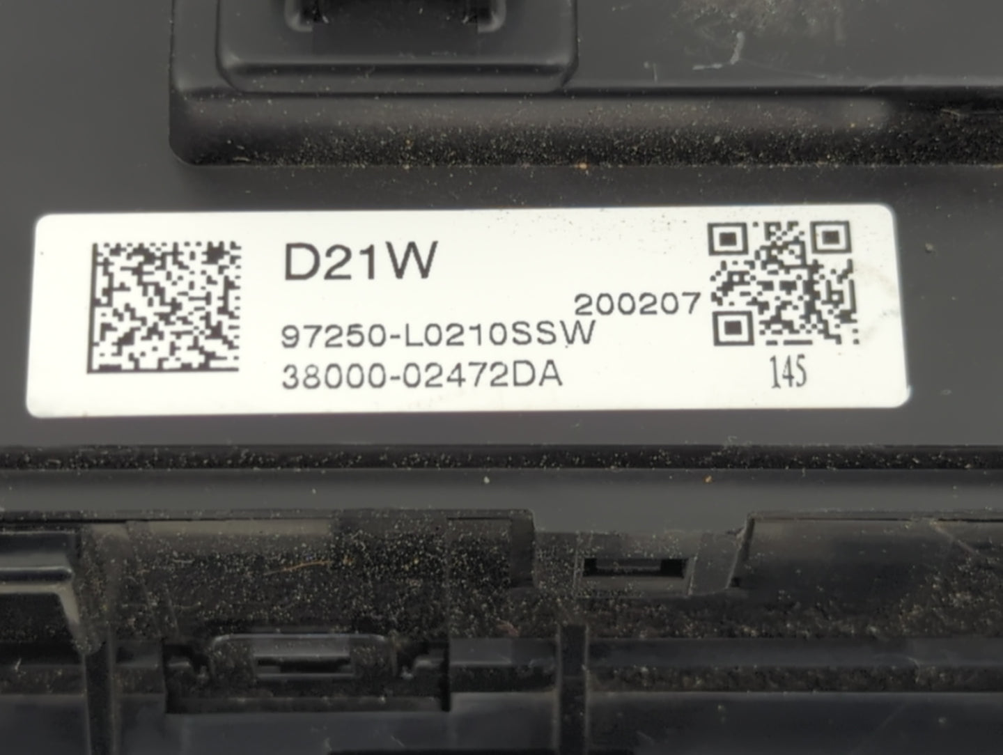 2020-2023 Hyundai Sonata Climate Control Module Temperature AC/Heater Replacement P/N:97250-L0210SSW 38000-02472DA Fits OEM 