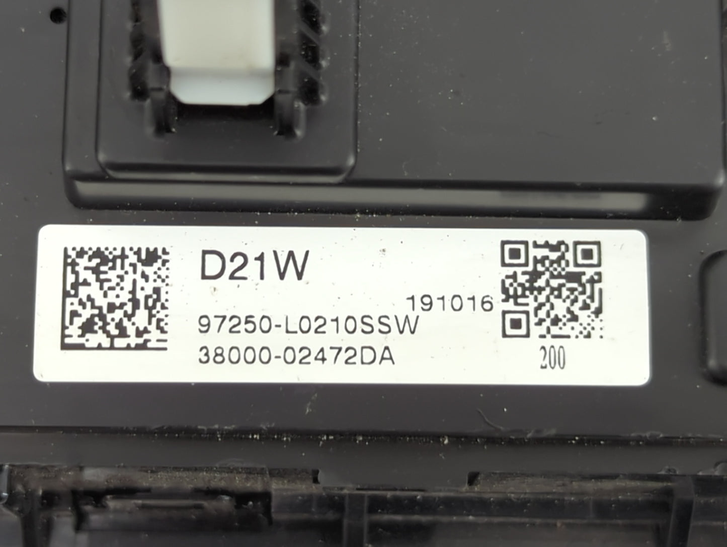 2020-2023 Hyundai Sonata Climate Control Module Temperature AC/Heater Replacement P/N:97250-L0210SSW 38000-02472DA Fits OEM 