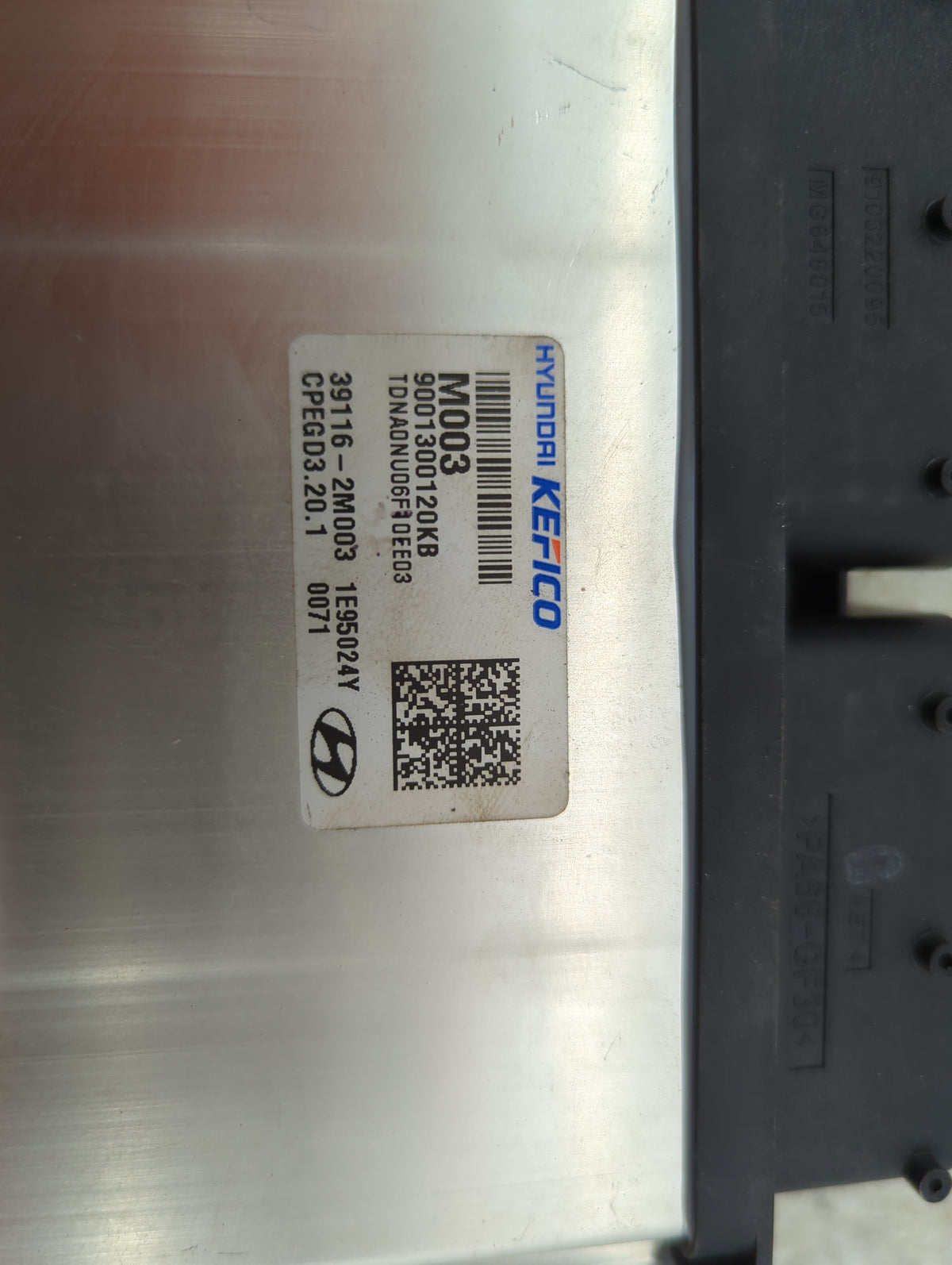 2020-2021 Hyundai Sonata PCM Engine Control Computer ECU ECM PCU OEM P/N:39116-2M003 9001300120KB Fits Fits 2020 2021 OEM Us