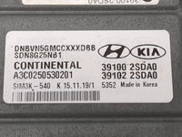 2020-2021 Hyundai Sonata PCM Engine Control Computer ECU ECM PCU OEM P/N:39100-2SDA0 39102-2SDA0, SDN8G25NB1 Fits Fits 2020 