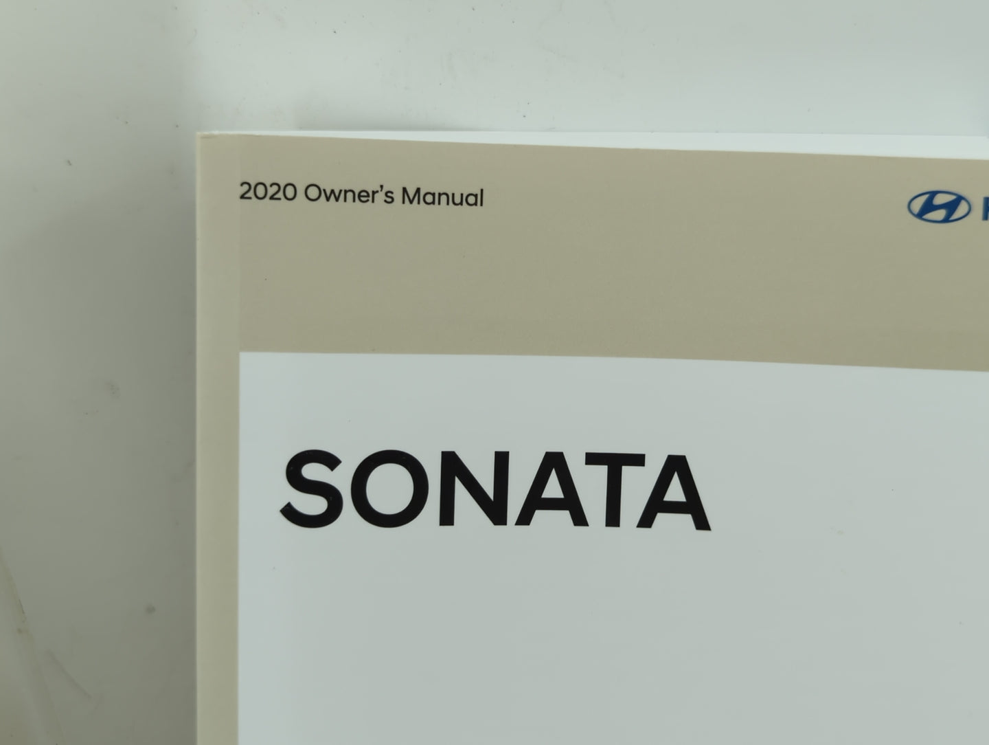 2020 Hyundai Sonata Owners Manual Book Guide OEM Used Auto Parts - Oemusedautoparts1.com