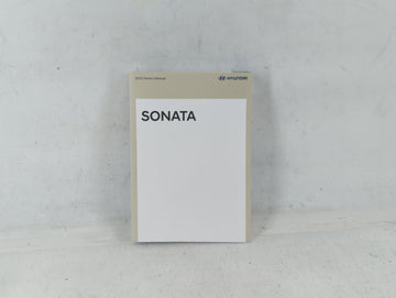 2020 Hyundai Sonata Owners Manual Book Guide P/N:LDWO-EU9DB OEM Used Auto Parts - Oemusedautoparts1.com