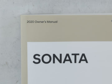 2020 Hyundai Sonata Owners Manual Book Guide P/N:LDWO-EU9DB OEM Used Auto Parts