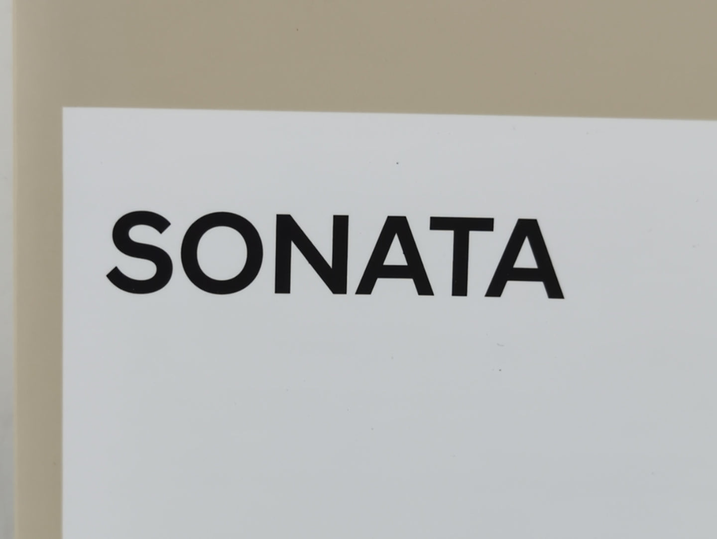 2020 Hyundai Sonata Owners Manual Book Guide P/N:LDWO-EUO1C OEM Used Auto Parts - Oemusedautoparts1.com