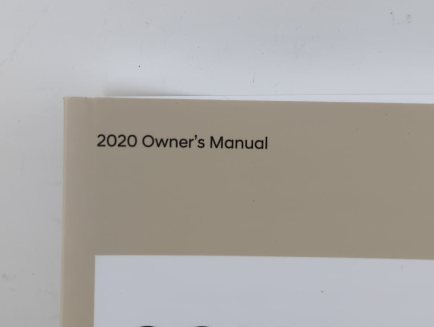 2020 Hyundai Sonata Owners Manual Book Guide P/N:LDWO-EUO1C OEM Used Auto Parts - Oemusedautoparts1.com