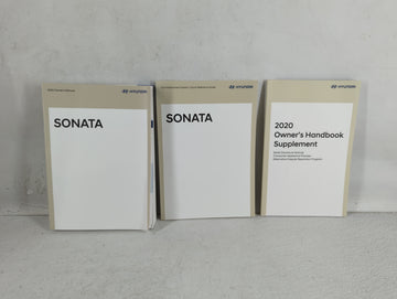 2020 Hyundai Sonata Owners Manual Book Guide OEM Used Auto Parts - Oemusedautoparts1.com