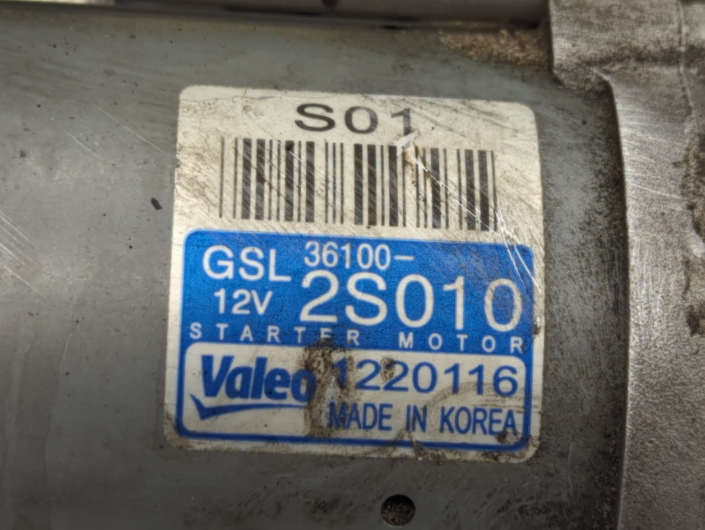 2020-2023 Hyundai Sonata Car Starter Motor Solenoid OEM P/N:36100-2S010 Fits Fits 2020 2021 2022 2023 OEM Used Auto Parts - 