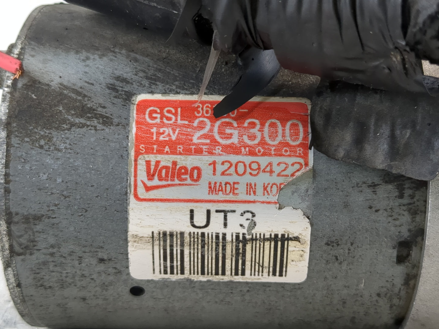 2018-2021 Hyundai Tucson Car Starter Motor Solenoid OEM P/N:1209422 Fits Fits 2016 2017 2018 2019 2020 2021 OEM Used Auto Pa