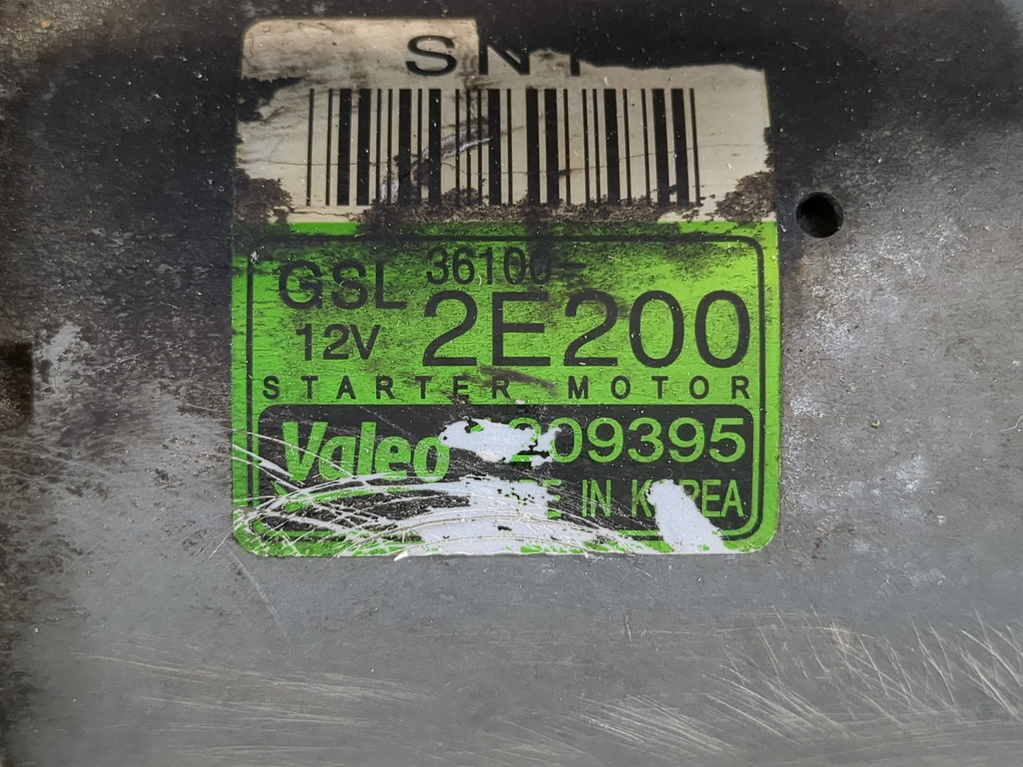 2016-2021 Hyundai Tucson Car Starter Motor Solenoid OEM P/N:36100-2E200 Fits Fits 2013 2014 2016 2017 2018 2019 2020 2021 20