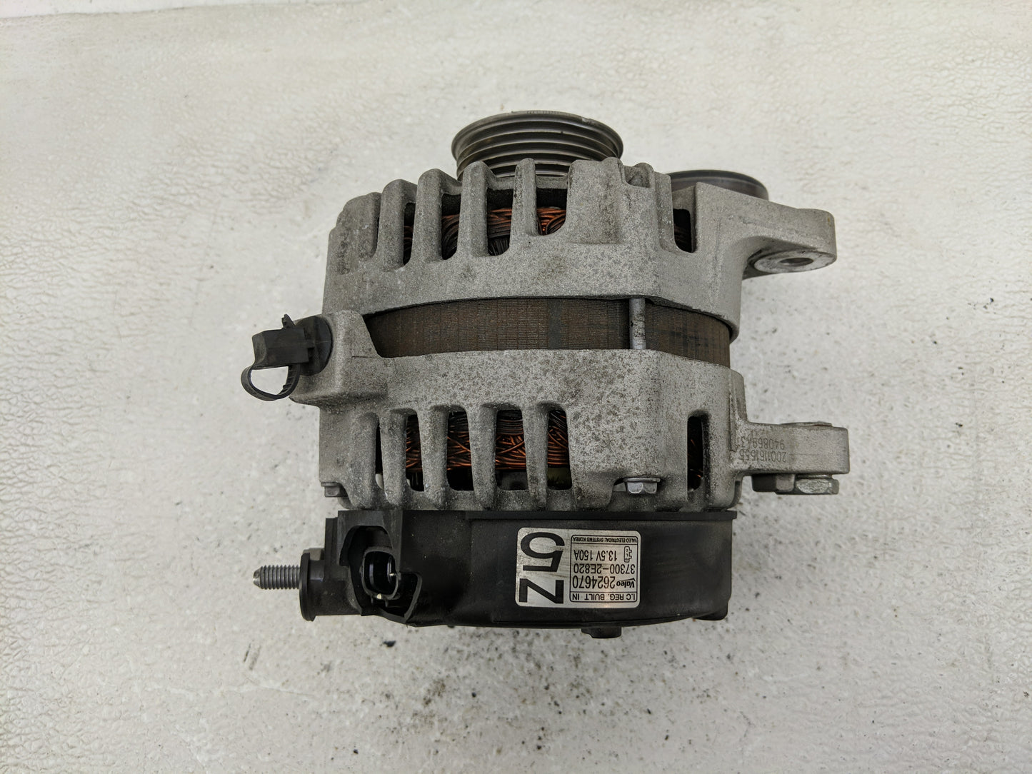 2018-2021 Hyundai Tucson Alternator Replacement Generator Charging Assembly Engine OEM P/N:37300-2E820 2624670 Fits OEM Used