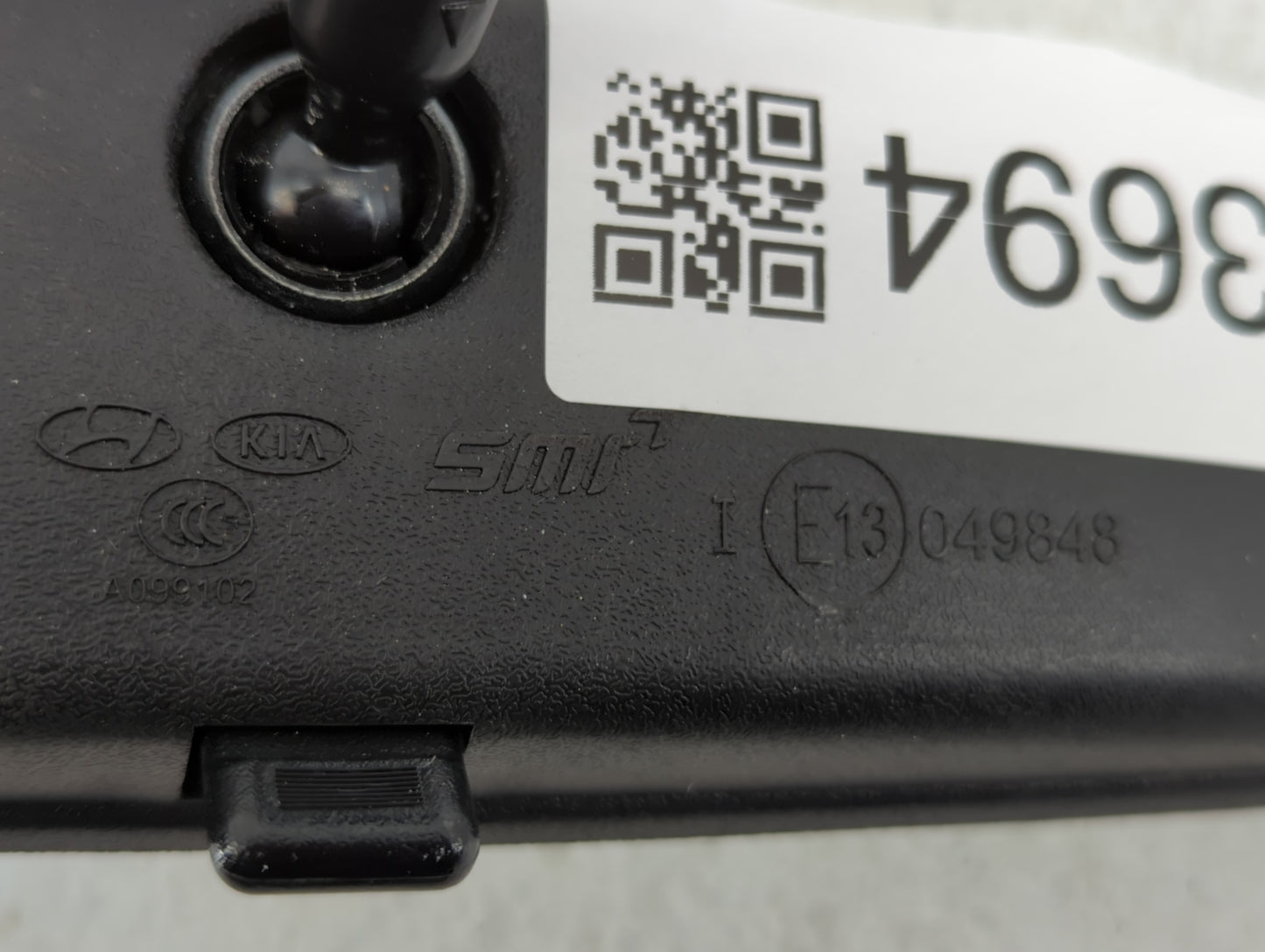 2009-2022 Hyundai Tucson Interior Rear View Mirror Replacement OEM P/N:E13049848 Fits OEM Used Auto Parts - Oemusedautoparts