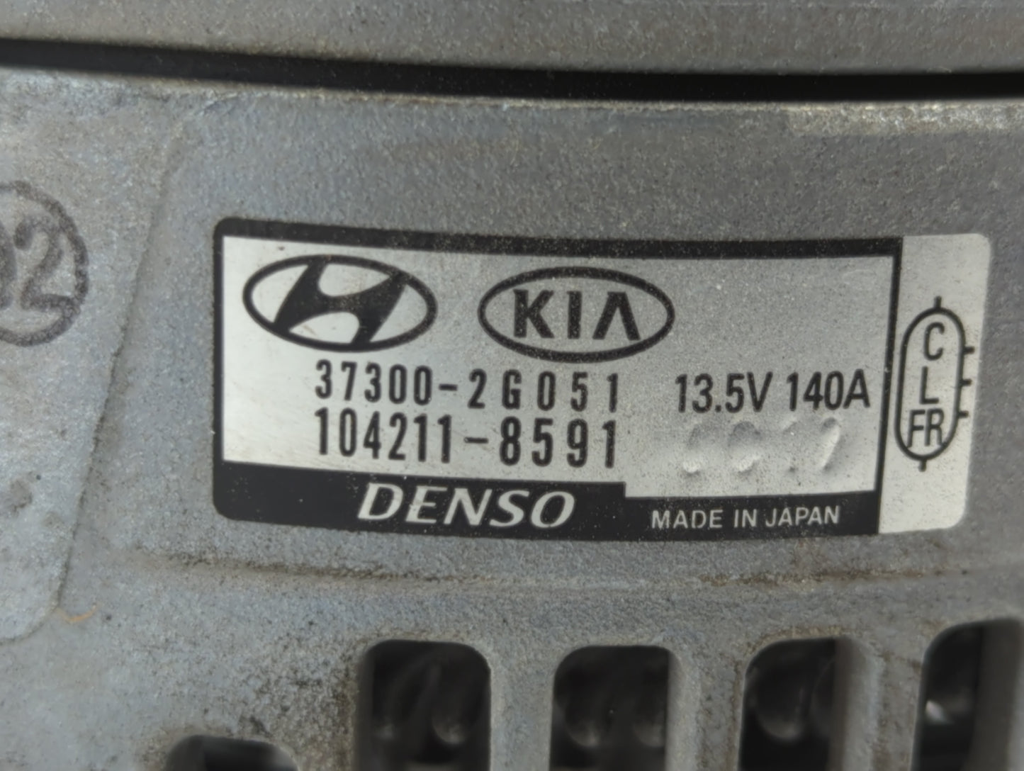 2018-2021 Hyundai Tucson Alternator Replacement Generator Charging Assembly Engine OEM P/N:104211-8591 37300-2G051 Fits OEM 