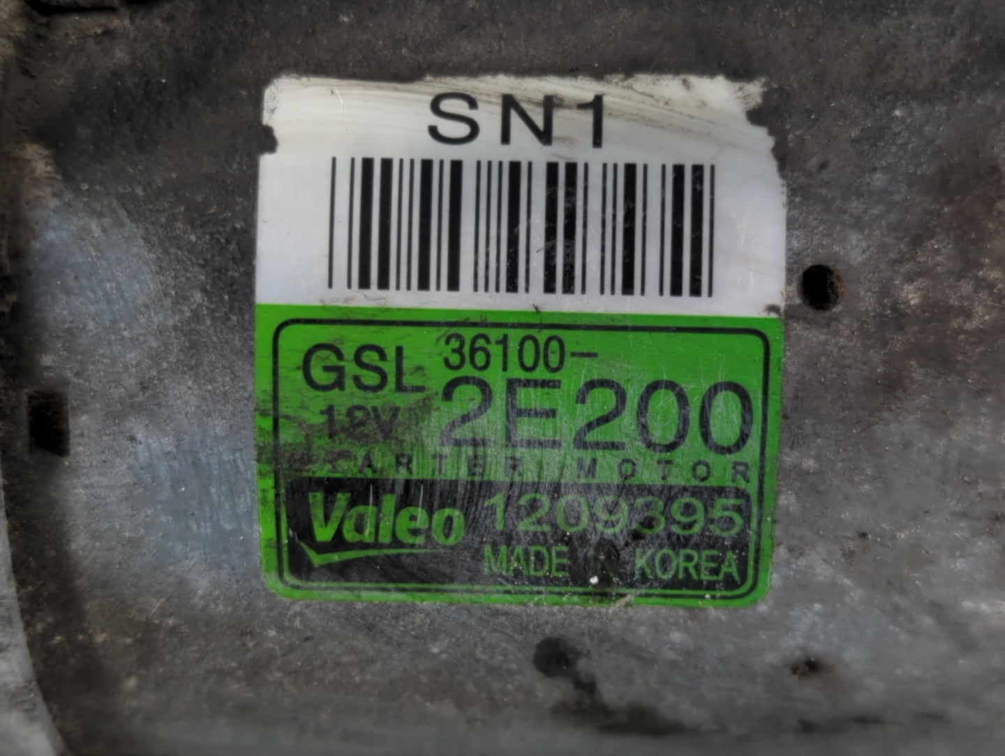 2016-2021 Hyundai Tucson Car Starter Motor Solenoid OEM P/N:36100-2E200 Fits Fits 2013 2014 2016 2017 2018 2019 2020 2021 20