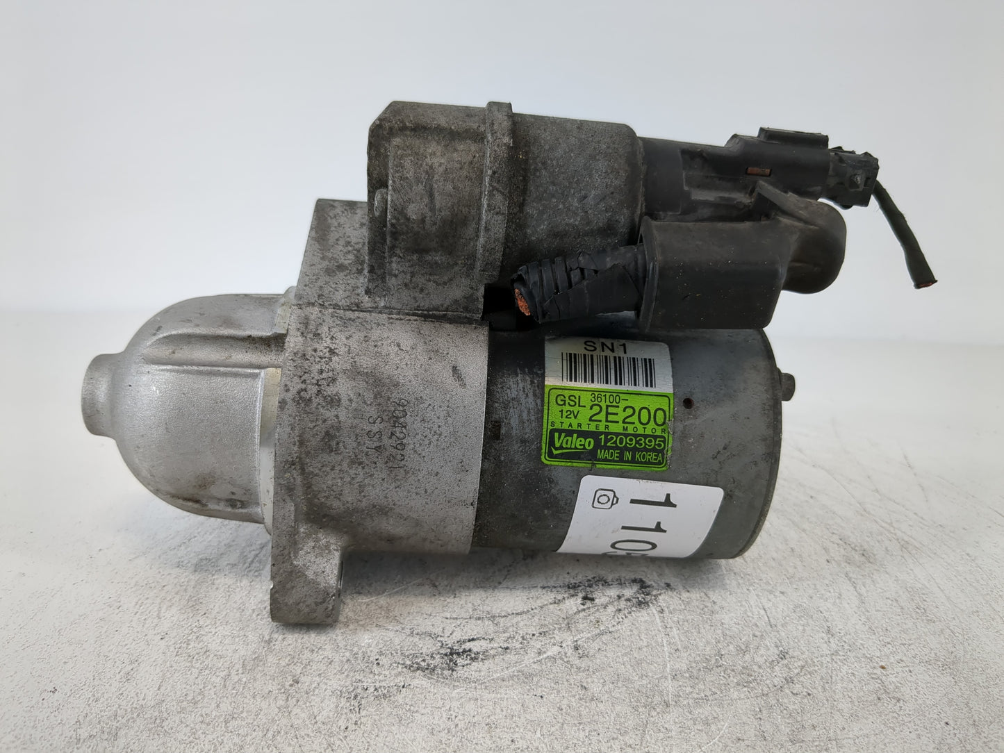 2019-2020 Hyundai Veloster Car Starter Motor Solenoid OEM P/N:1209395 36100-2E200 Fits OEM Used Auto Parts - Oemusedautopart