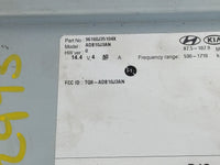 2019-2020 Hyundai Veloster Radio AM FM Cd Player Receiver Replacement P/N:96160J35104X Fits Fits 2019 2020 OEM Used Auto Par
