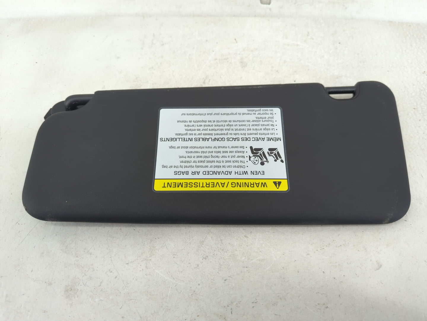 2019-2020 Hyundai Veloster Sun Visor Shade Replacement Passenger Right Mirror Fits Fits 2019 2020 OEM Used Auto Parts - Oemu