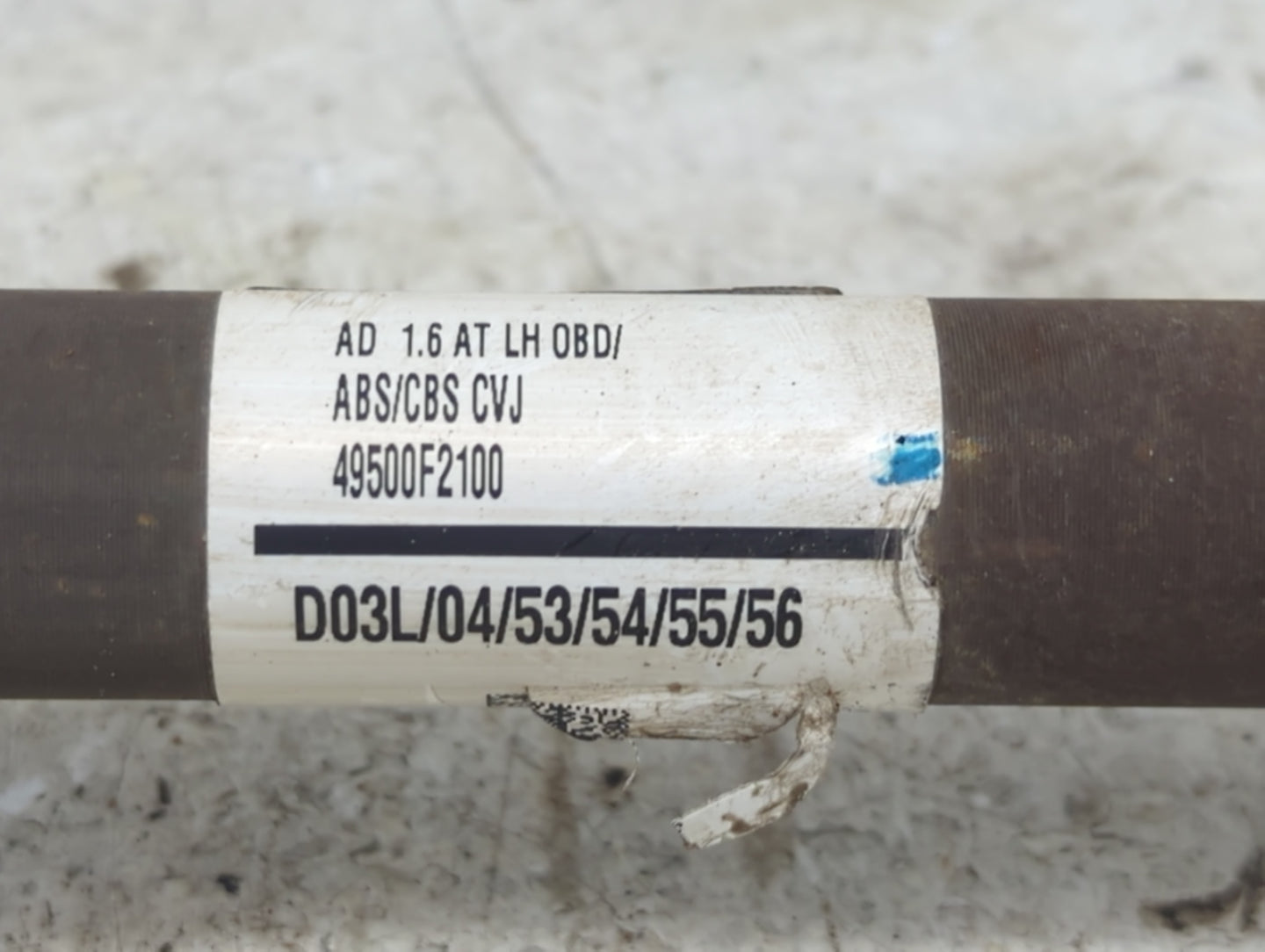 2019-2020 Hyundai Veloster Axle Shaft Front Driver Cv C/v - Oemusedautoparts1.com