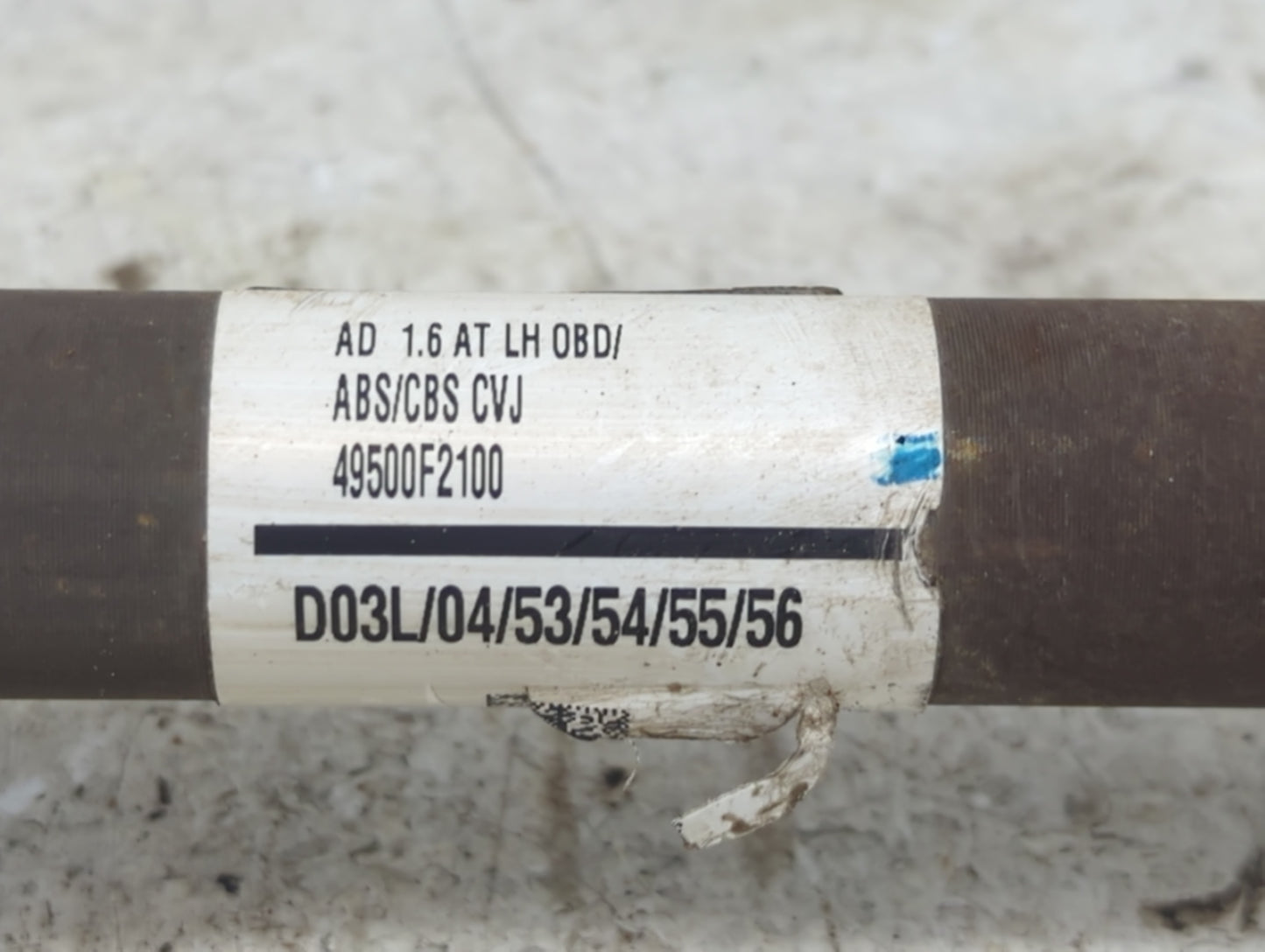 2019-2020 Hyundai Veloster Axle Shaft Front Driver Cv C/v - Oemusedautoparts1.com