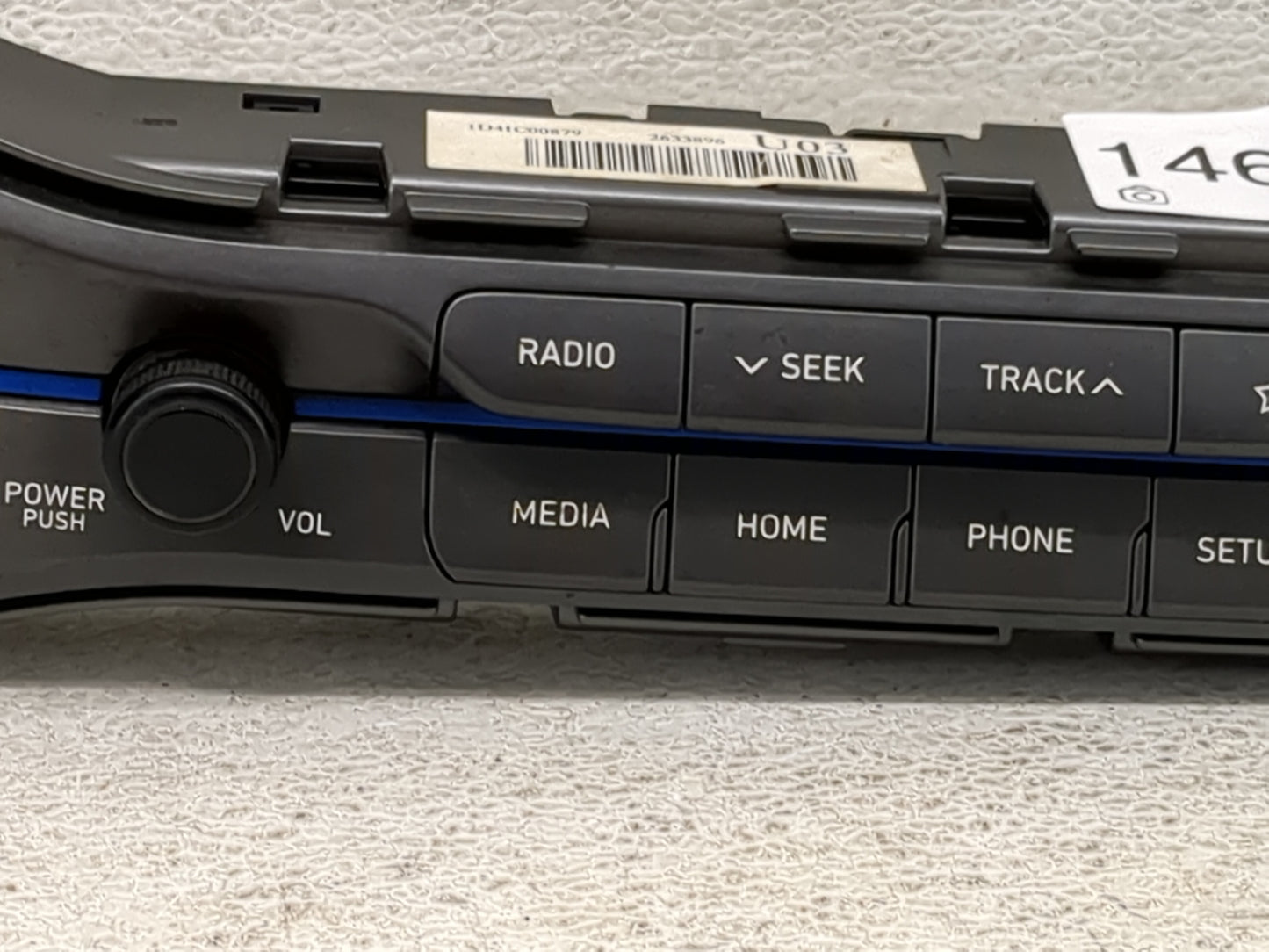 2019-2020 Hyundai Veloster Radio Control Panel 1467289 - Oemusedautoparts1.com