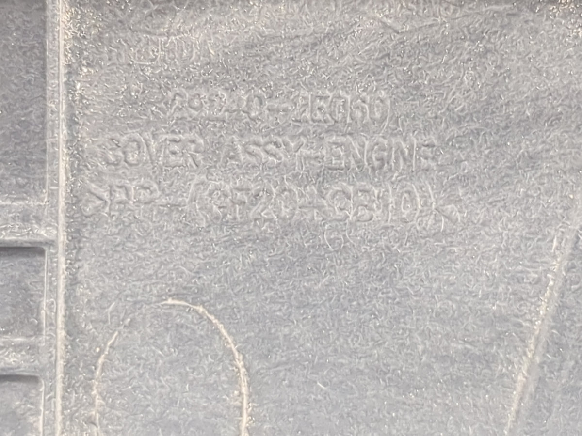 2020 Hyundai Veloster Engine Cover Black - Oemusedautoparts1.com