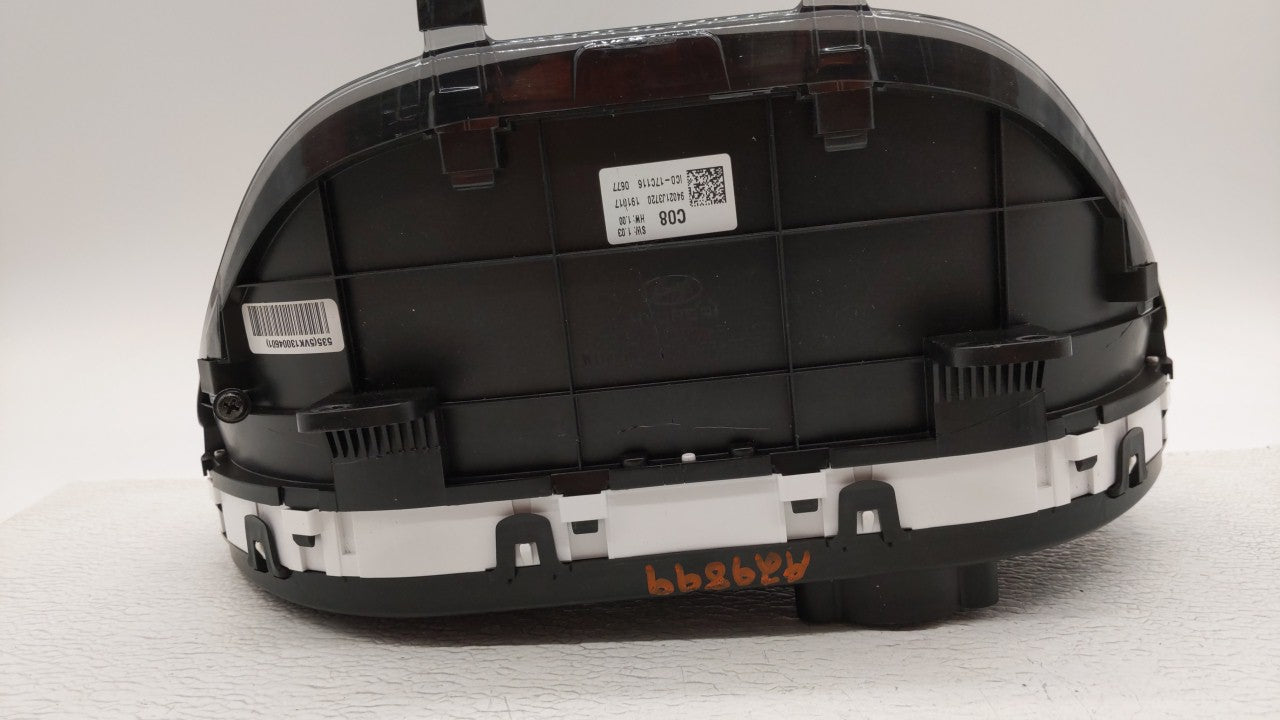 2019-2020 Hyundai Veloster Instrument Cluster Speedometer Gauges P/N:94021-J3720 Fits Fits 2019 2020 OEM Used Auto Parts - O