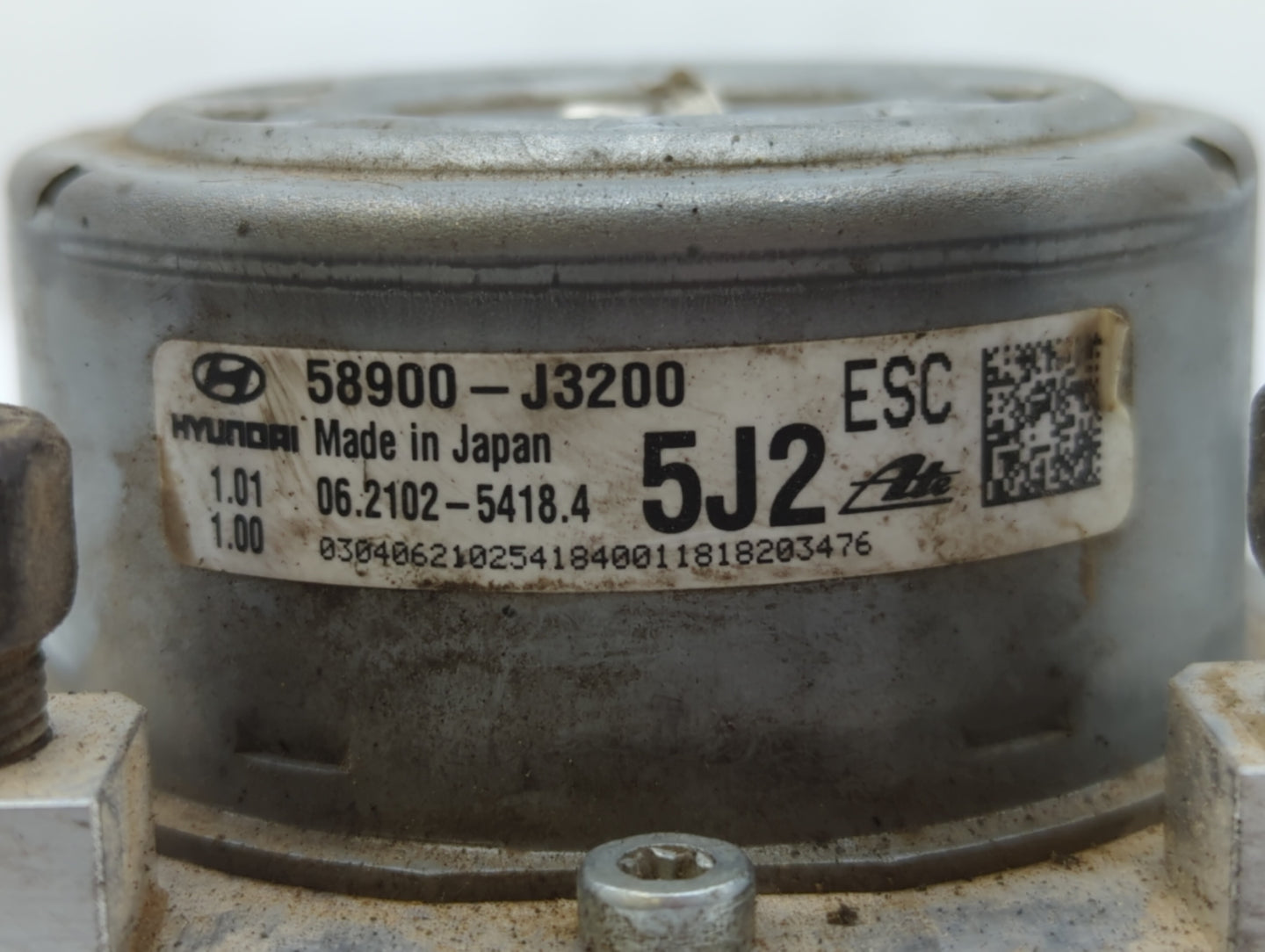 2020 Hyundai Veloster ABS Pump Control Module Replacement P/N:58900-J3200 Fits OEM Used Auto Parts - Oemusedautoparts1.com