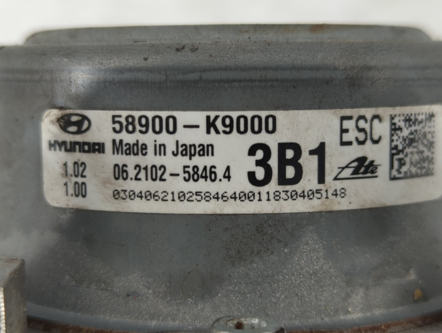 2019-2020 Hyundai Veloster ABS Pump Control Module Replacement P/N:58900-K9000 Fits Fits 2019 2020 OEM Used Auto Parts - Oem
