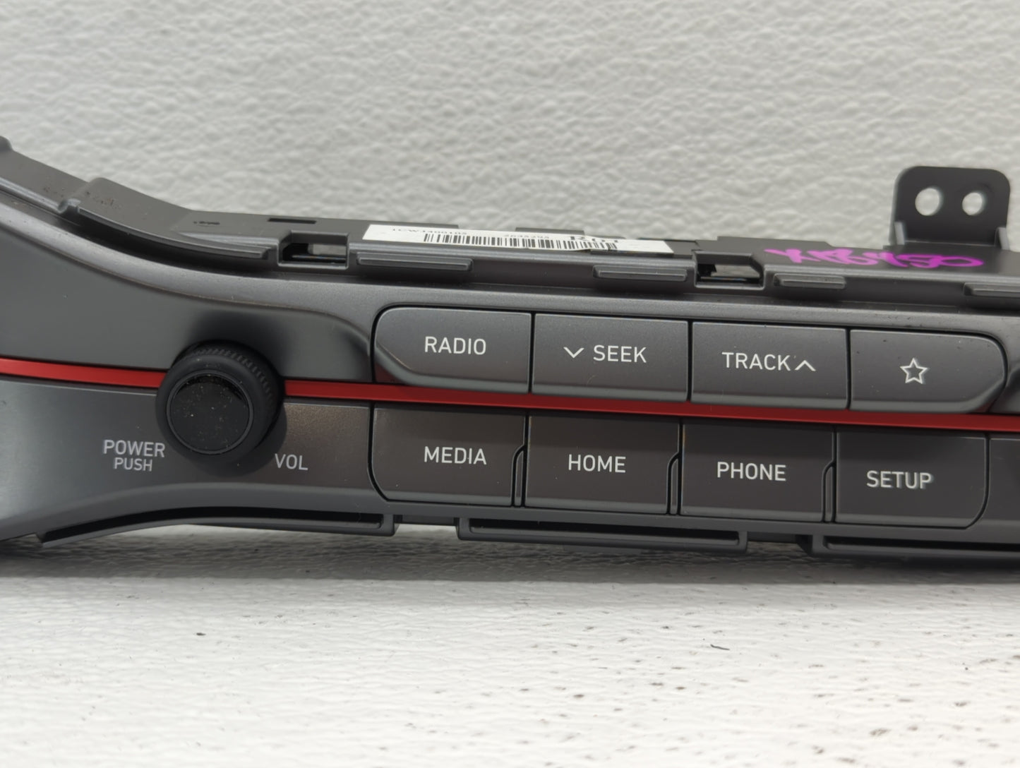 2019-2020 Hyundai Veloster Radio AM FM Cd Player Receiver Replacement P/N:2635295 Fits Fits 2019 2020 OEM Used Auto Parts - 