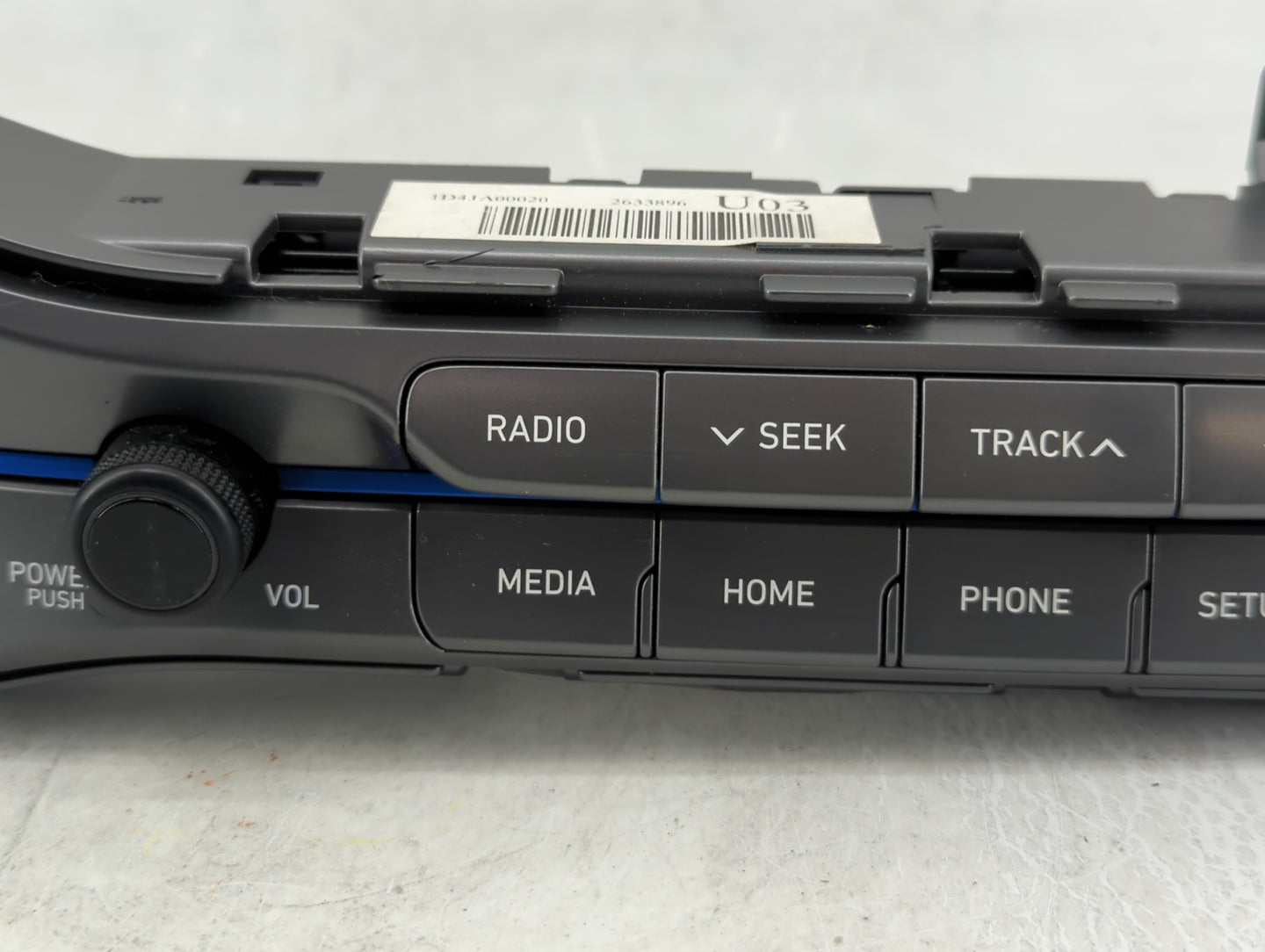 2019-2020 Hyundai Veloster Radio AM FM Cd Player Receiver Replacement P/N:1D4JA00020 2633896 Fits Fits 2019 2020 OEM Used Au