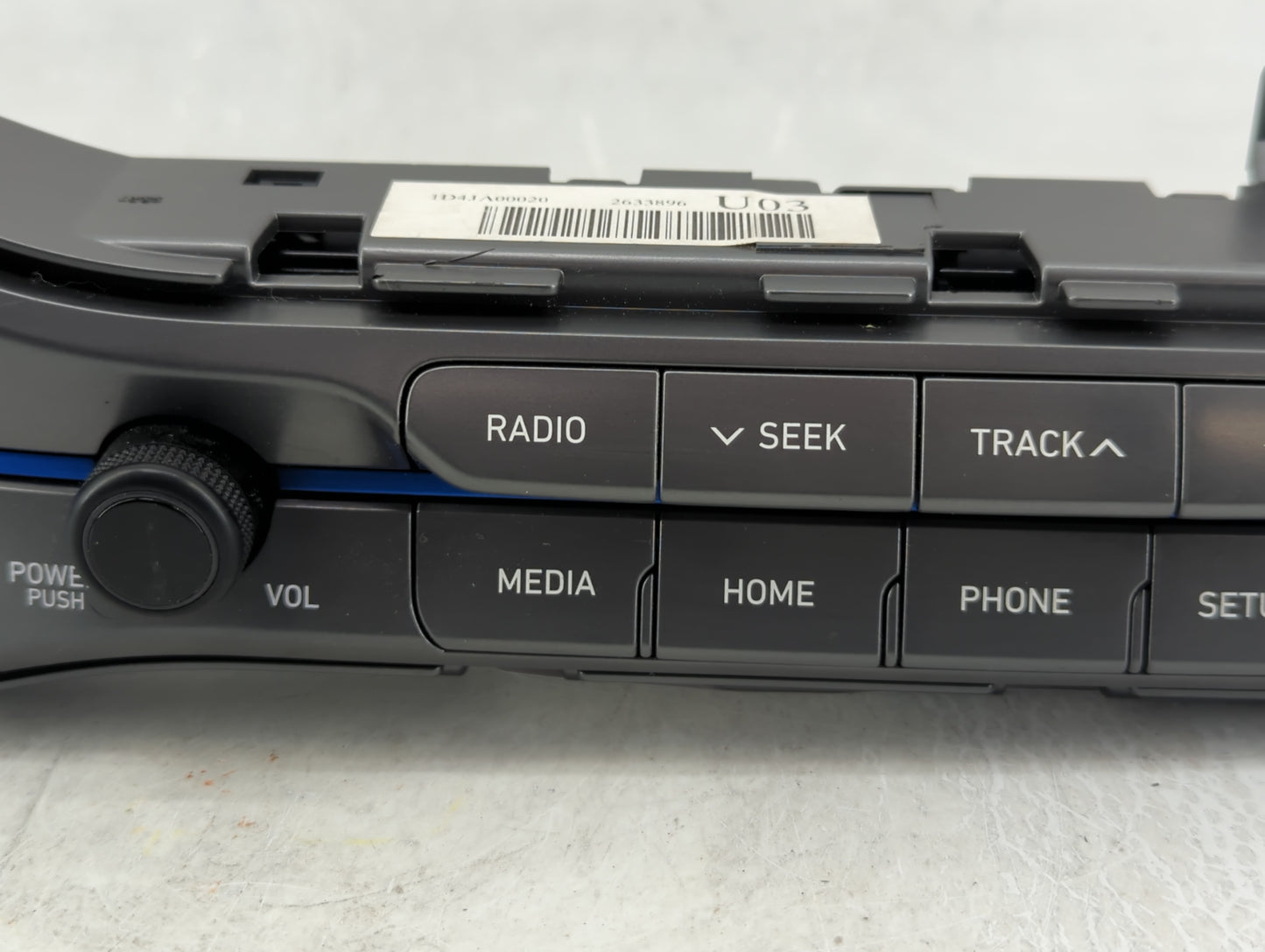 2019-2020 Hyundai Veloster Radio AM FM Cd Player Receiver Replacement P/N:1D4JA00020 2633896 Fits Fits 2019 2020 OEM Used Au