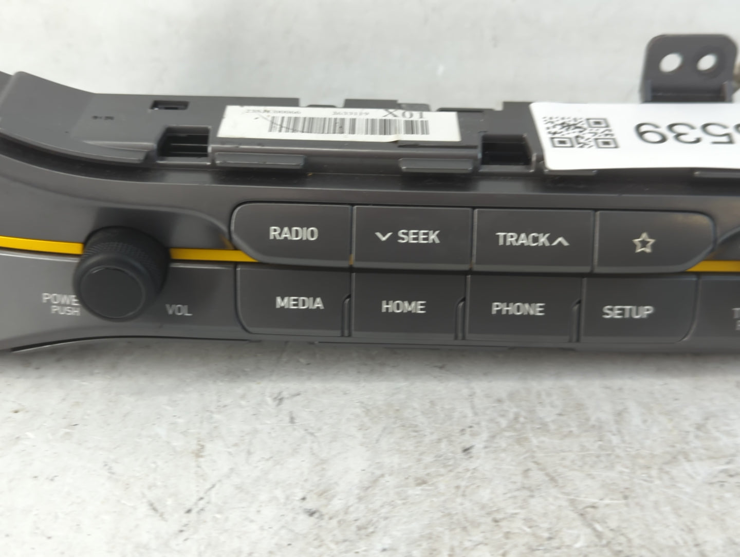 2019-2020 Hyundai Veloster Radio AM FM Cd Player Receiver Replacement P/N:2633119 Fits Fits 2019 2020 OEM Used Auto Parts - 