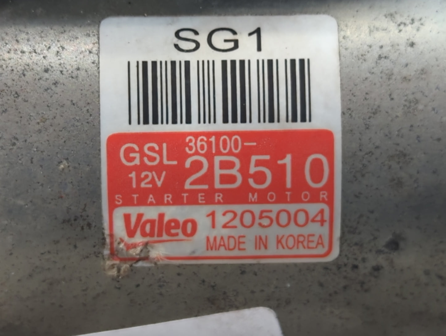 2012-2020 Hyundai Veloster Car Starter Motor Solenoid OEM P/N:36100-2B510 Fits OEM Used Auto Parts - Oemusedautoparts1.com