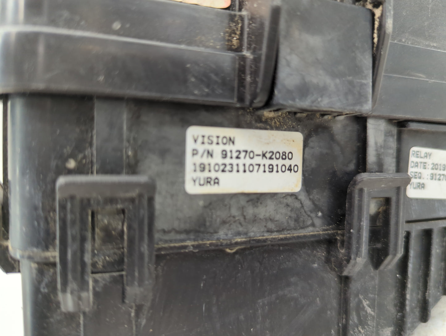 2020 Hyundai Venue Fusebox Fuse Box Panel Relay Module P/N:91270-K2080 Fits OEM Used Auto Parts - Oemusedautoparts1.com