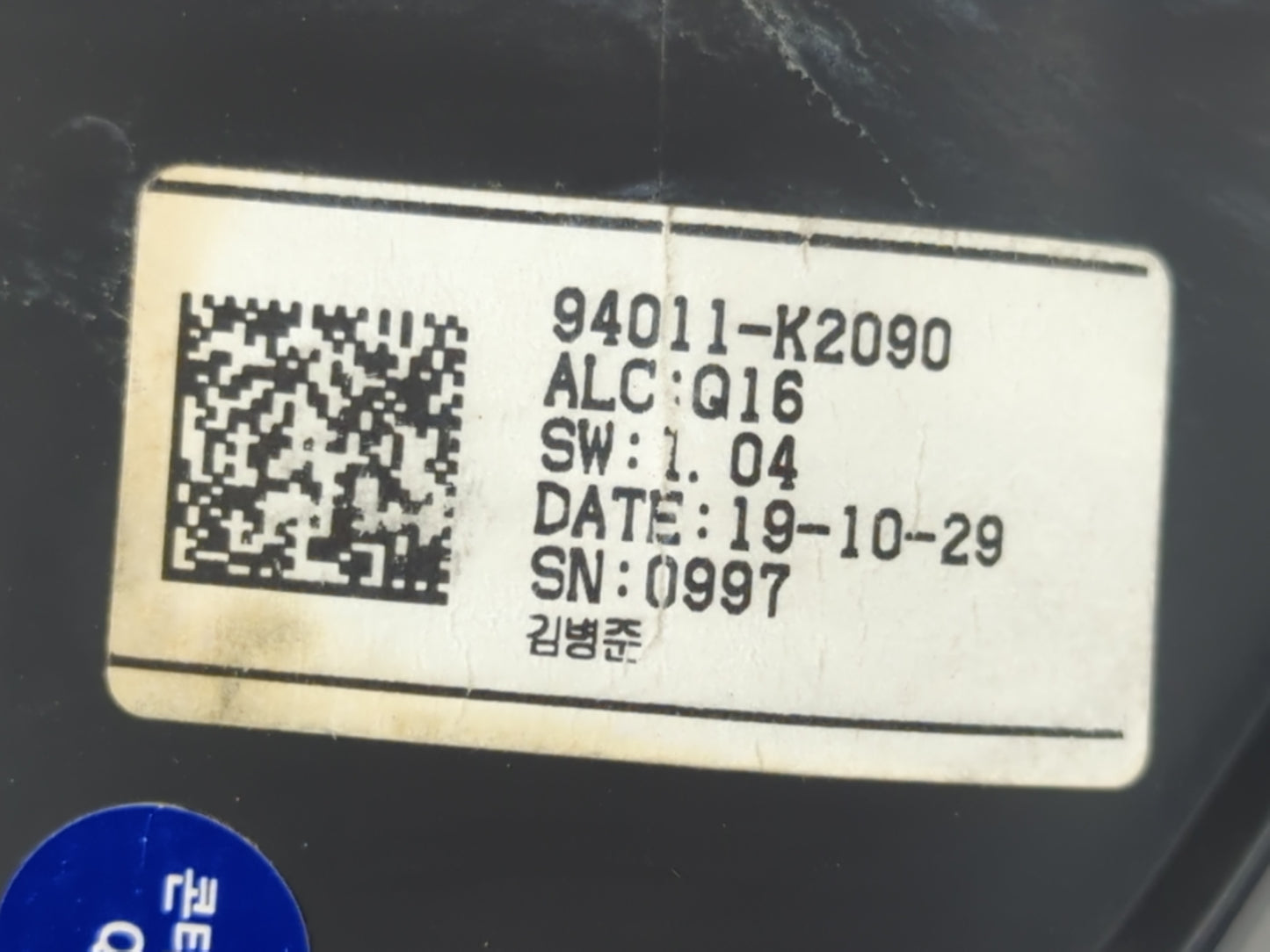 2020 Hyundai Venue Instrument Cluster Speedometer Gauges P/N:94011-K2080 Fits OEM Used Auto Parts - Oemusedautoparts1.com