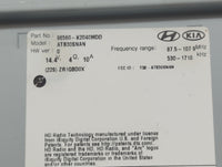 2020 Hyundai Venue Radio AM FM Cd Player Receiver Replacement P/N:96560-K2040MDD Fits OEM Used Auto Parts - Oemusedautoparts
