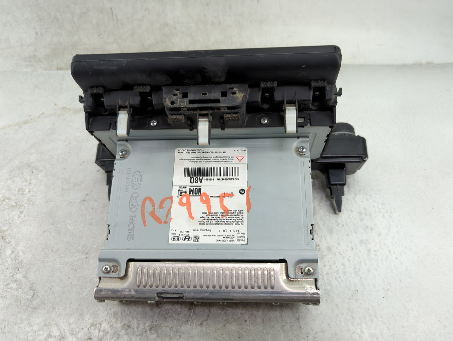 2020 Hyundai Venue Radio AM FM Cd Player Receiver Replacement P/N:96160-K2893MDD ADB25SNAN Fits OEM Used Auto Parts - Oemuse