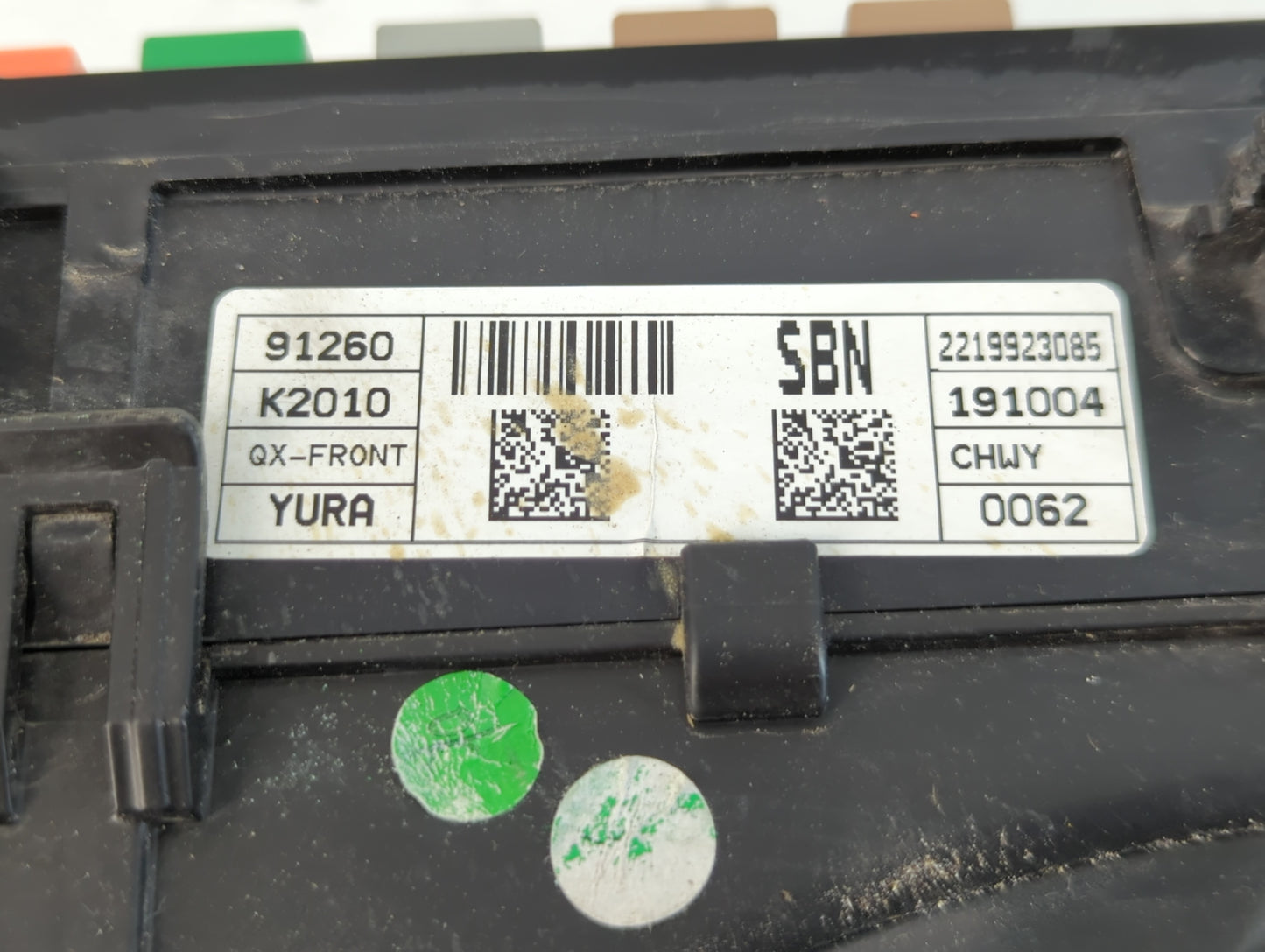 2020 Hyundai Venue Fusebox Fuse Box Panel Relay Module P/N:91260 K2010 Fits OEM Used Auto Parts - Oemusedautoparts1.com