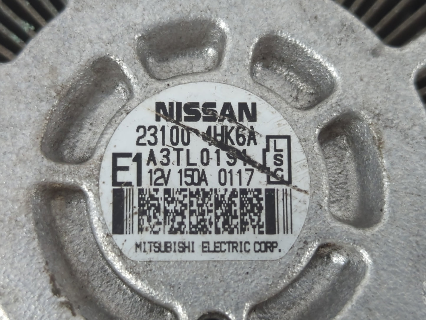 2016-2020 Infiniti Q50 Alternator Replacement Generator Charging Assembly Engine OEM P/N:23100 4HK6A Fits OEM Used Auto Part