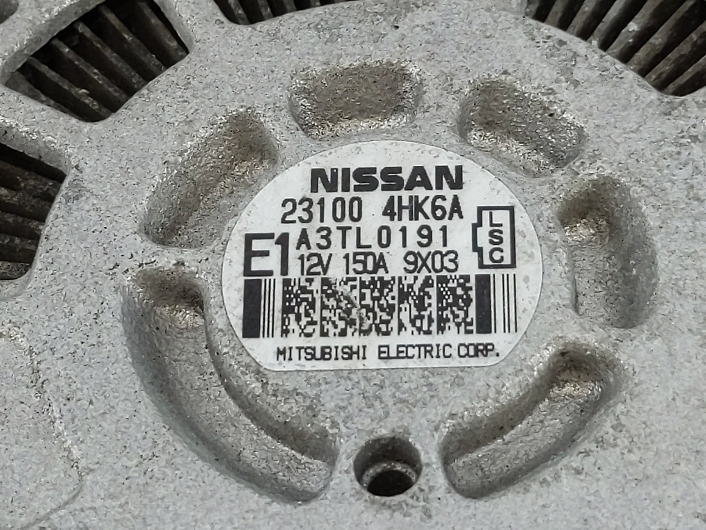 2016-2020 Infiniti Q50 Alternator Replacement Generator Charging Assembly Engine OEM P/N:23100 4HK6A Fits OEM Used Auto Part