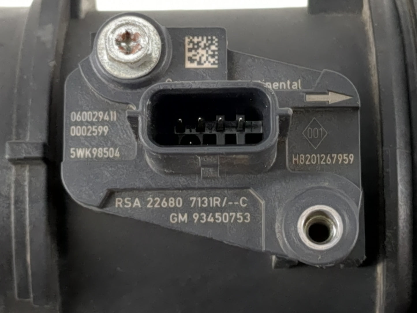 2016-2020 Infiniti Q50 Mass Air Flow Meter Maf - Oemusedautoparts1.com