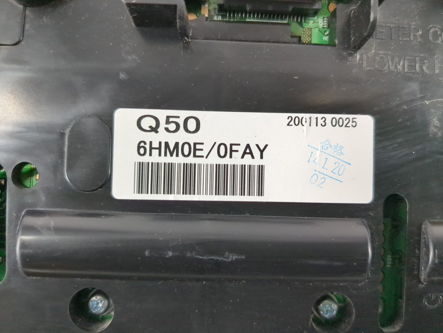 2020 Infiniti Q50 Instrument Cluster Speedometer Gauges P/N:6HM0E/0FAY Fits OEM Used Auto Parts - Oemusedautoparts1.com