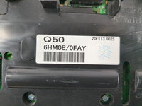 2020 Infiniti Q50 Instrument Cluster Speedometer Gauges P/N:6HM0E/0FAY Fits OEM Used Auto Parts - Oemusedautoparts1.com